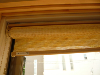 和室にロールスクリーンの施工例 神奈川県川崎市のオーダーカーテン専門店ハンザム